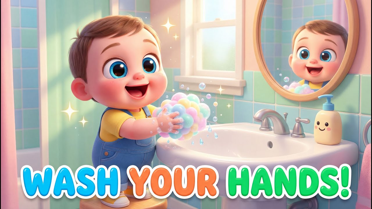 Wash Your Hands | Nursery Rhymes & Kids Songs | BabyGo Tv