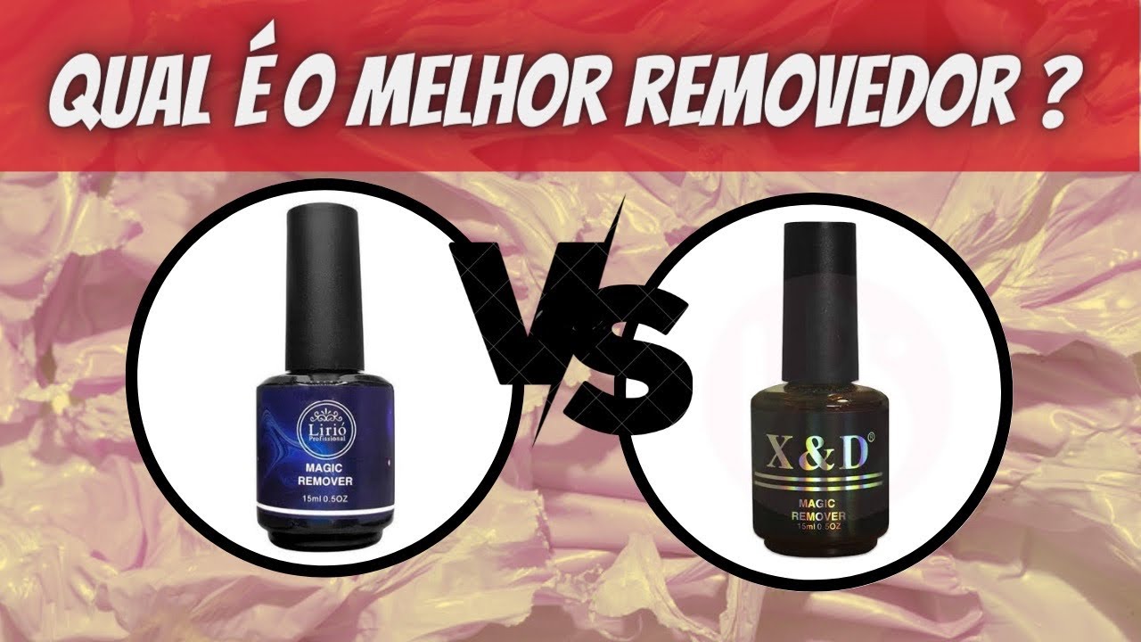 Testei Magic Remover Lirió explode esmalte