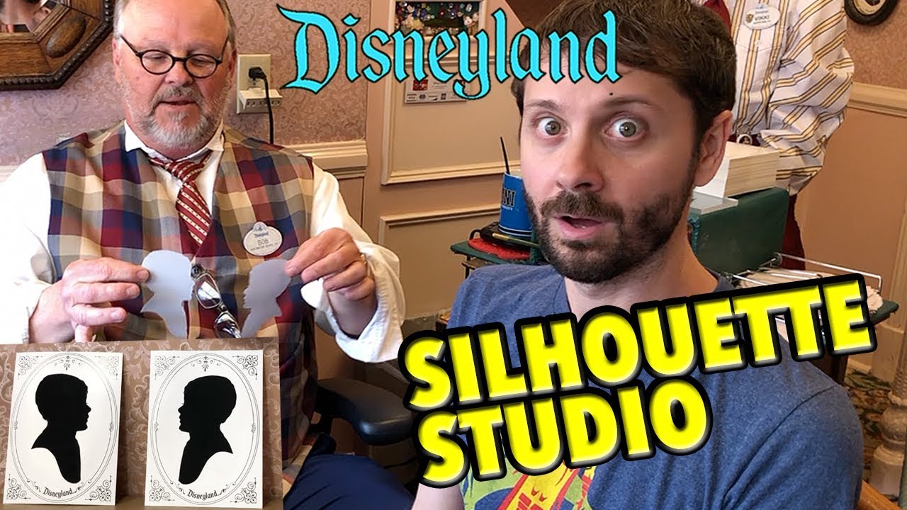 Getting My Silhouette Made in Disneyland!