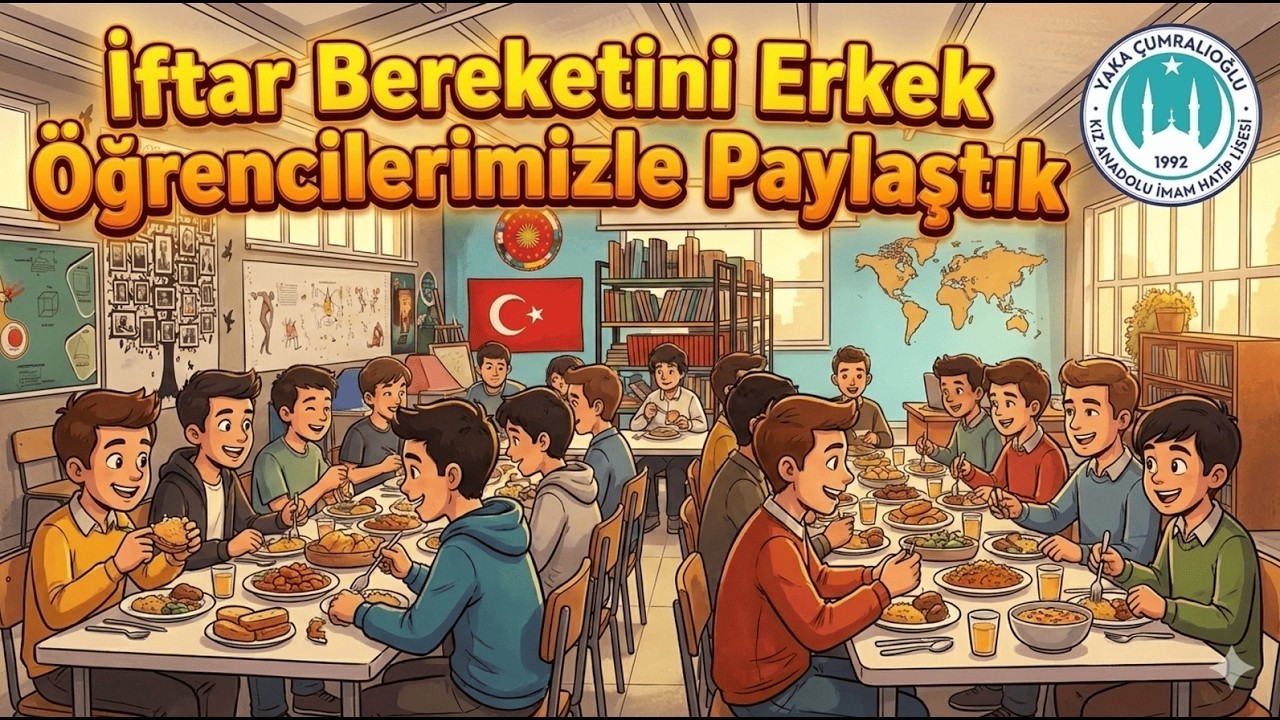 İftar Bereketini Erkek Öğrencilerimizle Paylaştık
