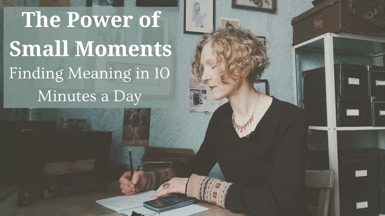 Finding Meaning in 10 Minutes a Day until the End of the Year