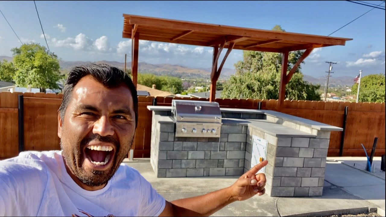 Wow por fin terminé mi asador bbq  quieres saber cuánto gaste?