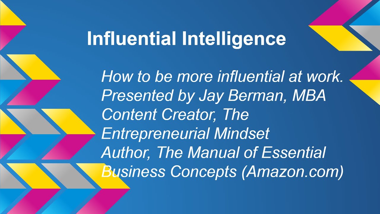 Influential Intelligence Module 1