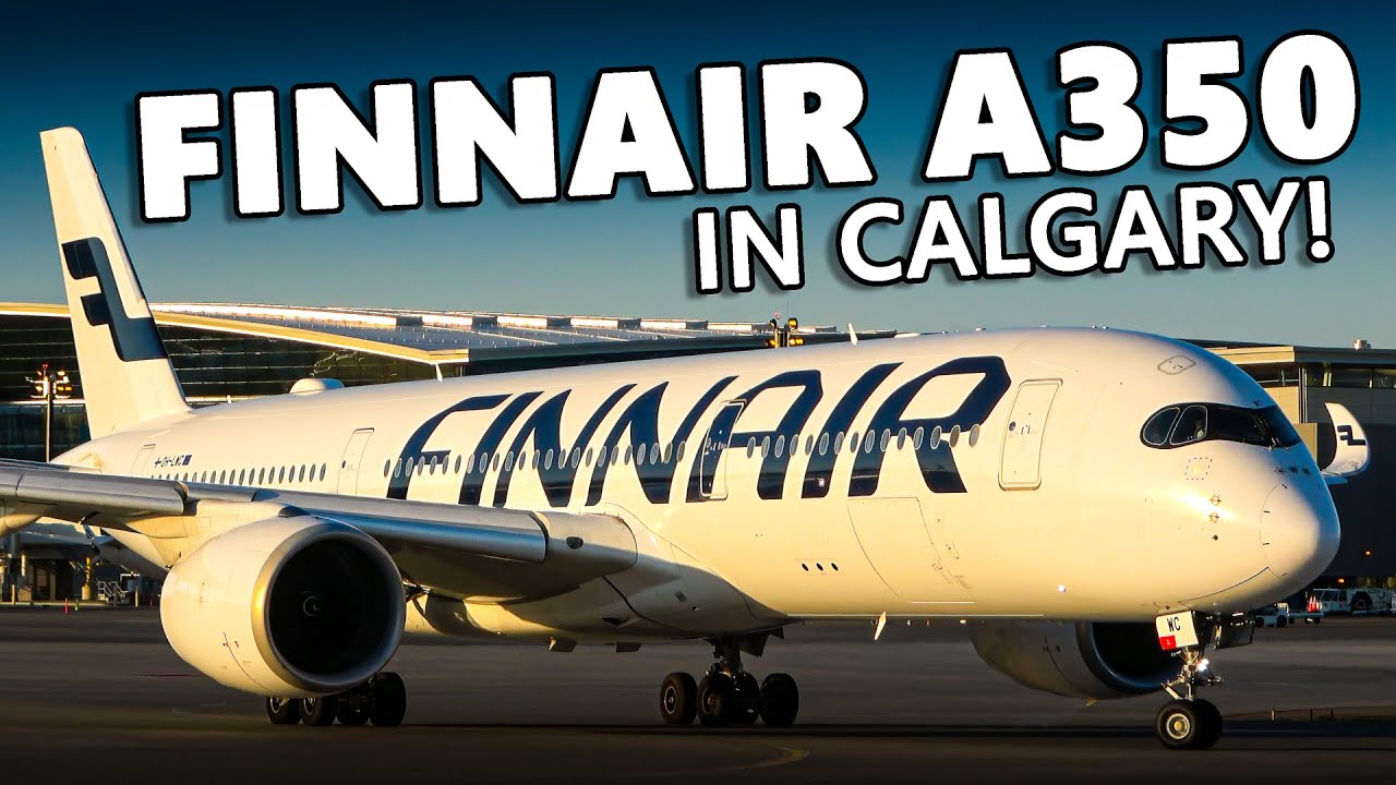 FINNAIR A350 IN CALGARY?! New Route for Eurowings Discover (4K)