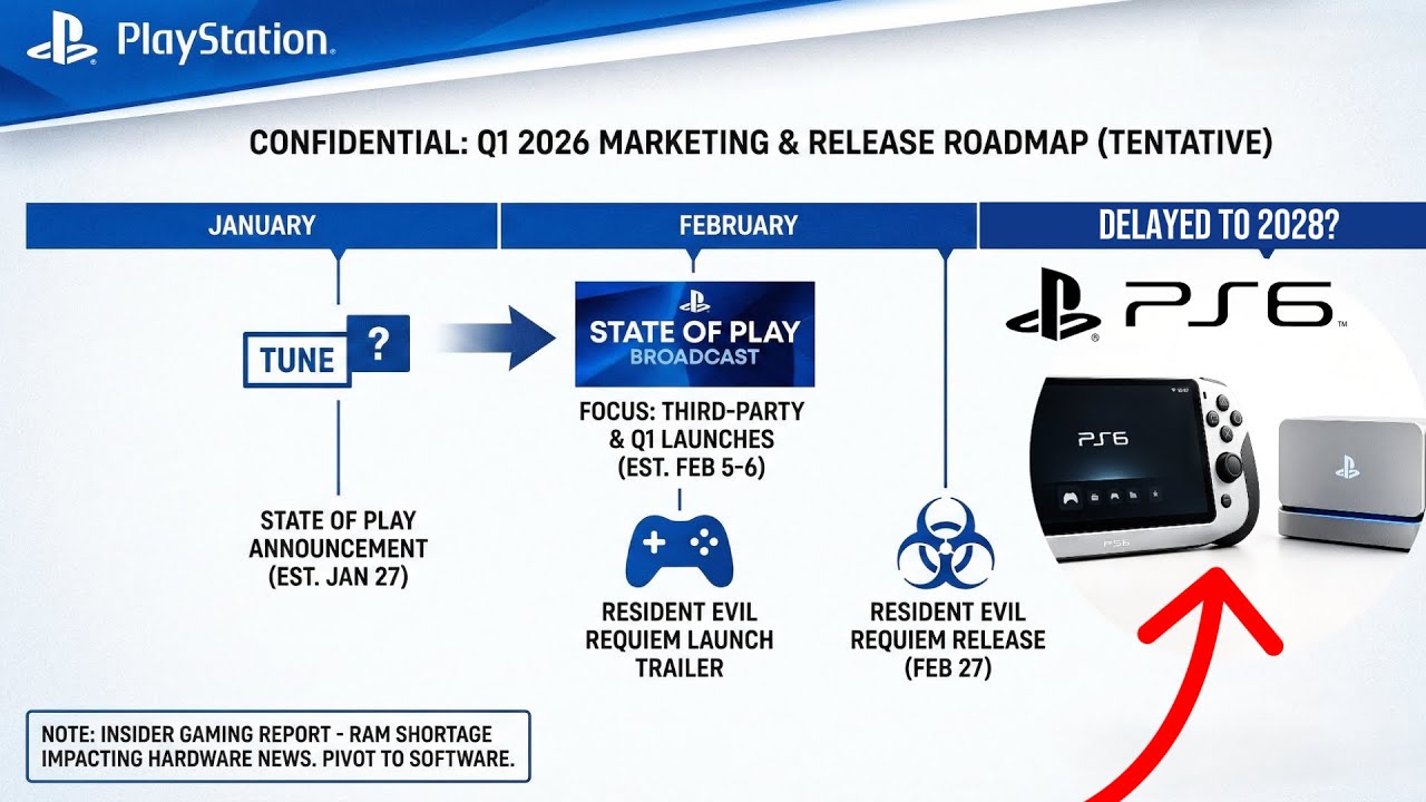 SONY martwi się: premiera PS6 op&oacute;źniona do 2028 roku? Nowy stan gry, mn&oacute;stwo przeciek&oacute;w | WIADOMO...