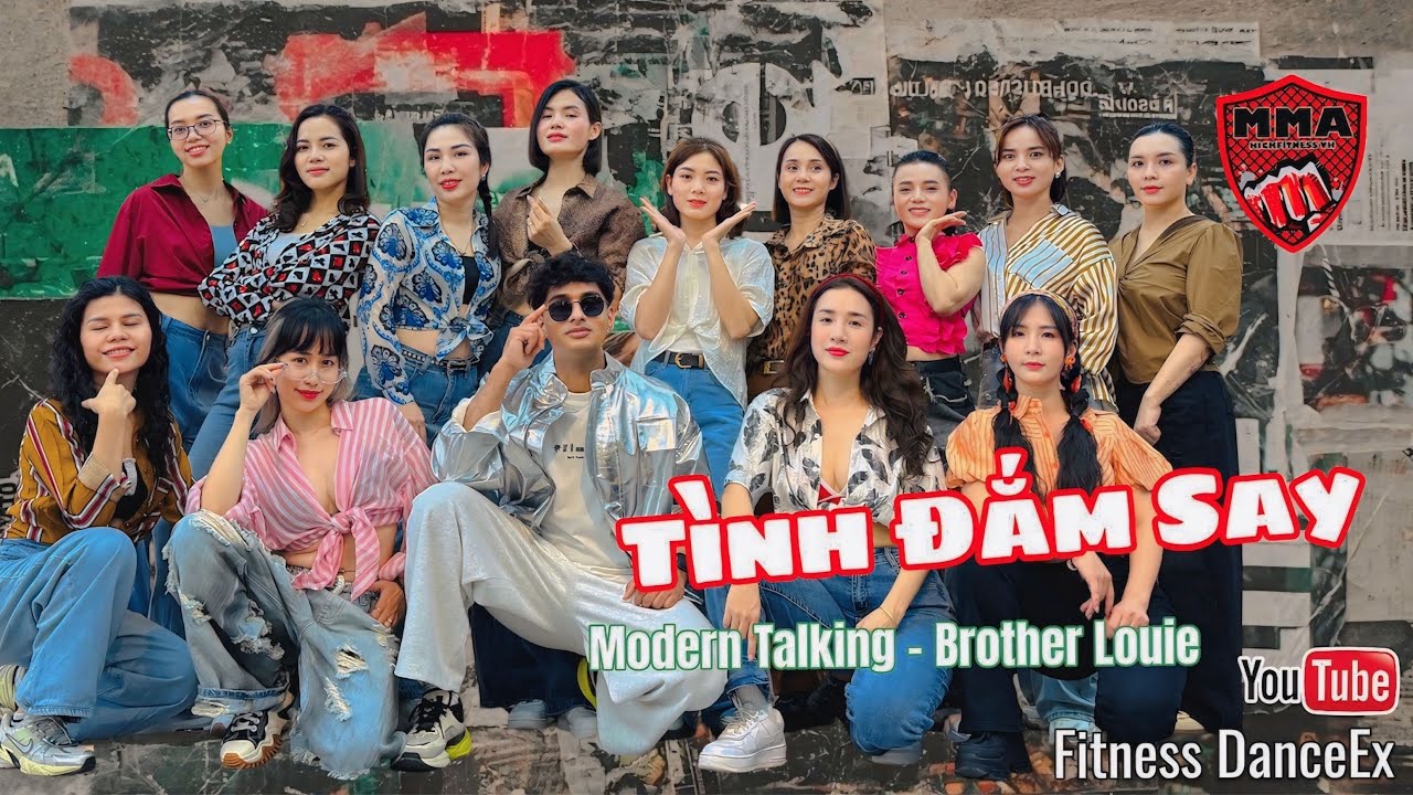 Tình Đắm Say | Modern Talking - Brother Louie | Zumba | Easy Dance | Master Saurabh 