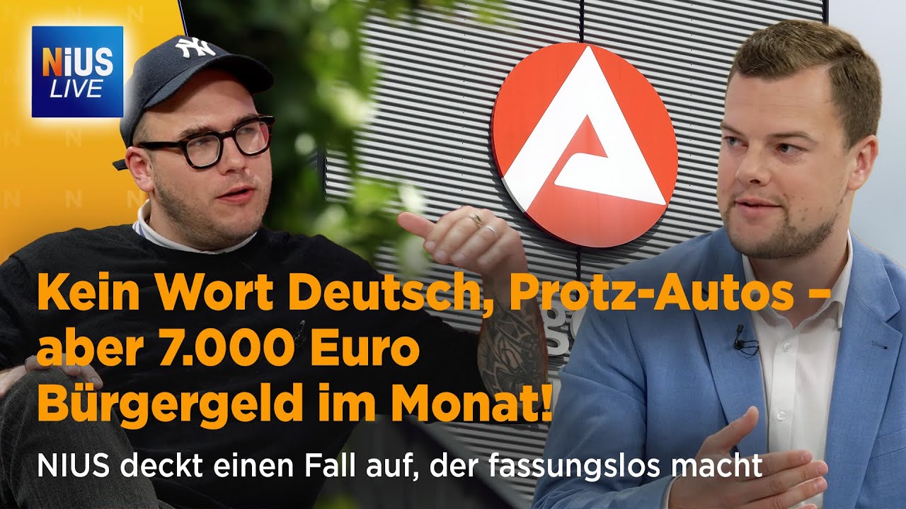 Afghanische Familie lebt auf Kosten der Steuerzahler I NIUS Live vom 01. August 2025