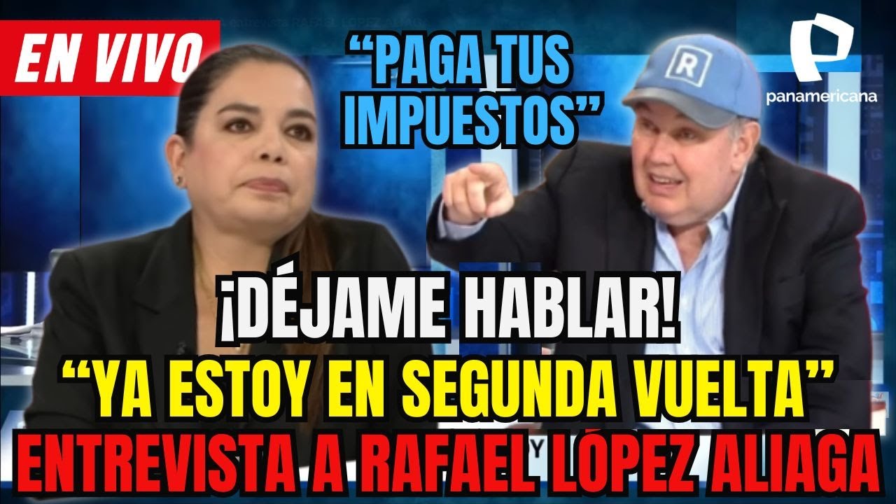🚨 SIN RODEOS | MILAGROS LEIVA entrevista RAFAEL LOPEZ ALIAGA