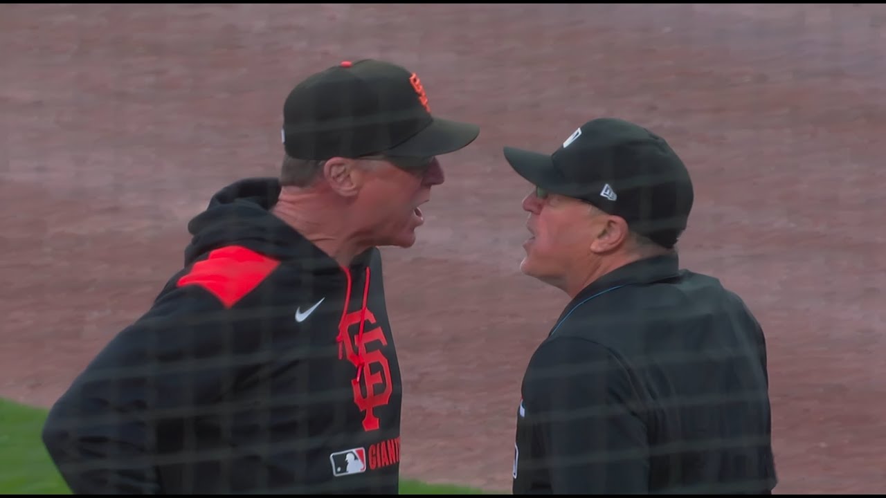 Bob Melvin Gets Ejected for Arguing Ball/Strike Calls
