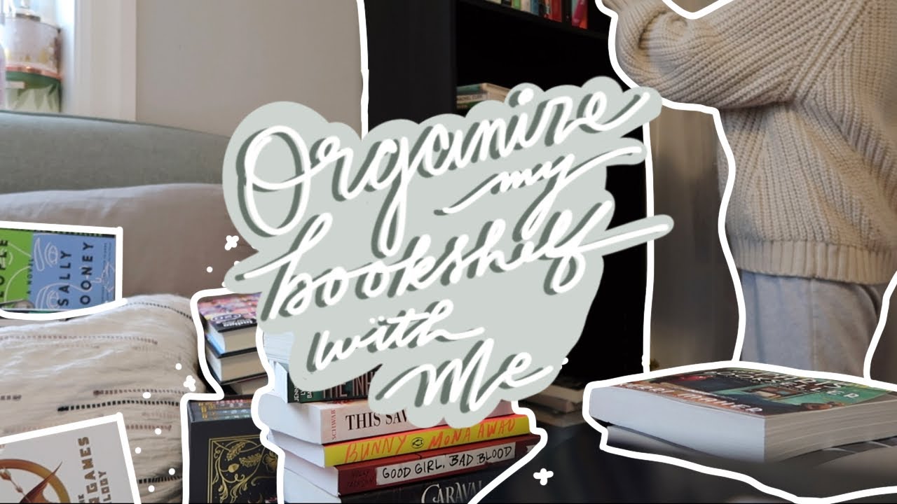 Organize My Bookshelf With Me - she really needed a clean up