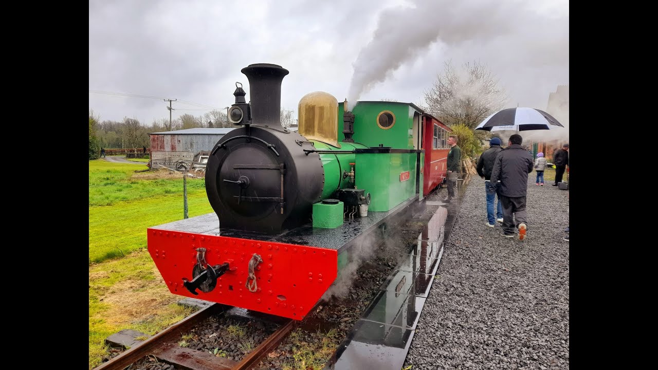 Avonside 0-6-0T Steam Loco Nancy at the Cavan & Leitrim Railway 22/4/23
