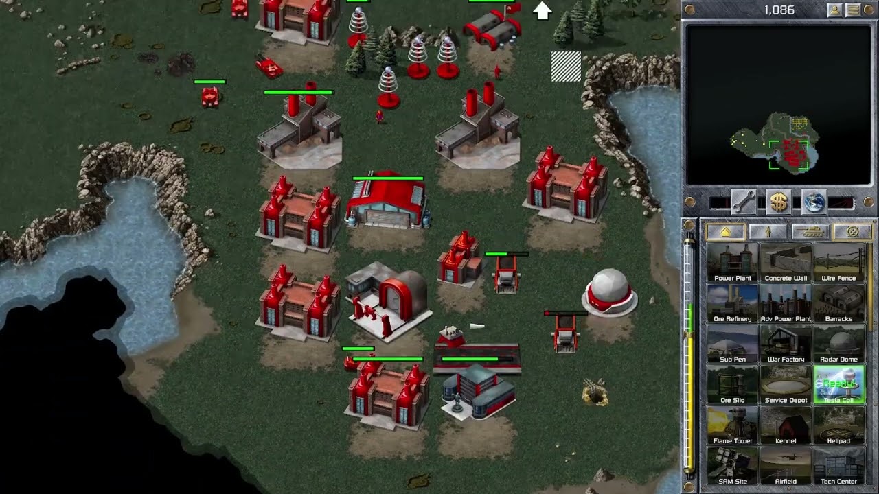 Red Alert Remastered 1v7 Hard AI