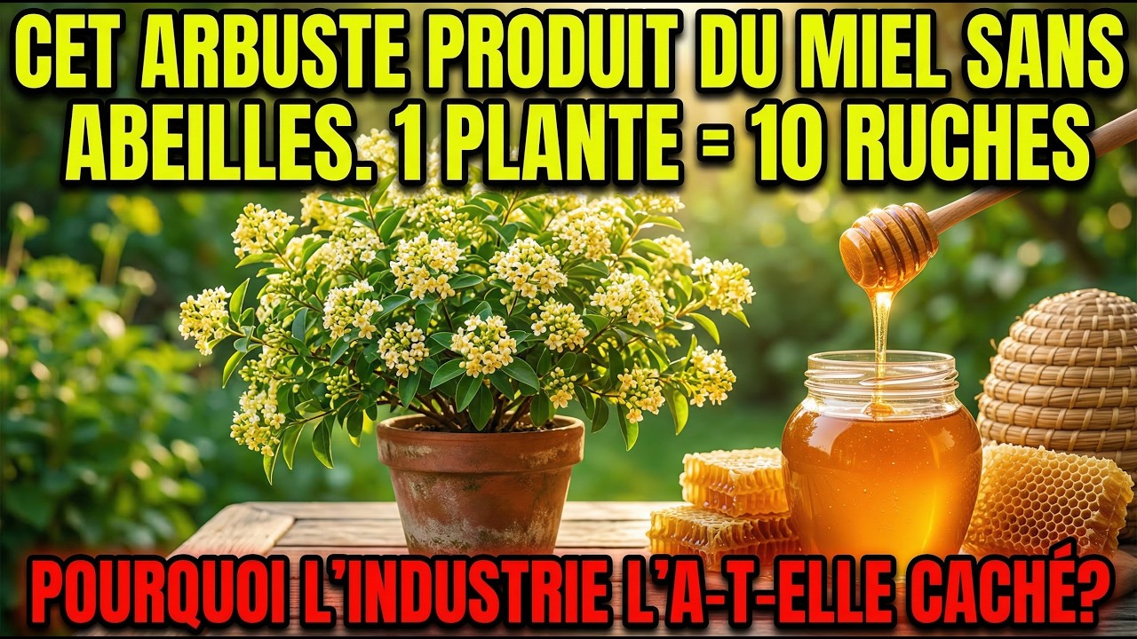 Cet arbuste produit du miel naturel sans abeilles. Une plante =10 ruches. Pourquoi a-t-il été caché?
