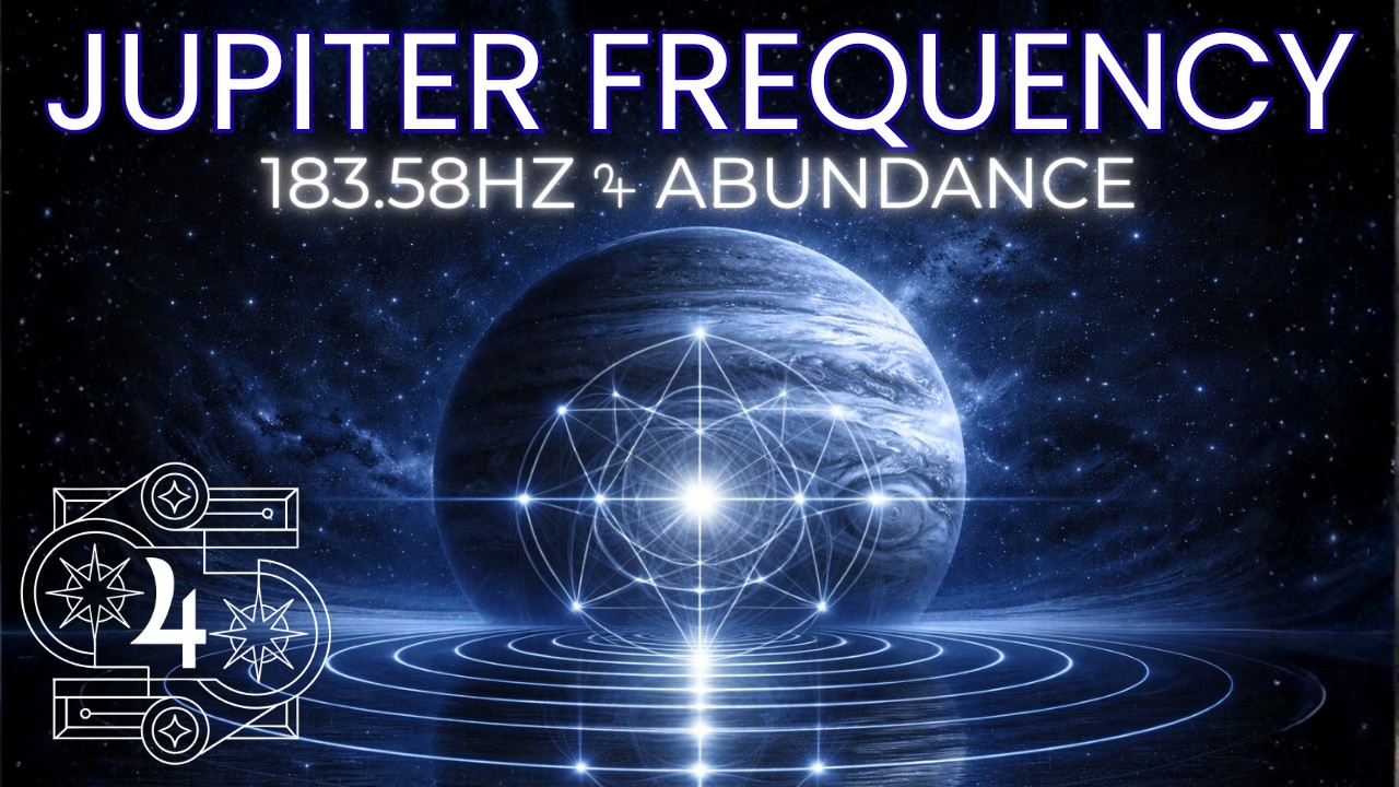 183.58Hz Jupiter Frequency ⚡️♃⚡️ Attract Abundance and Prosperity ♃