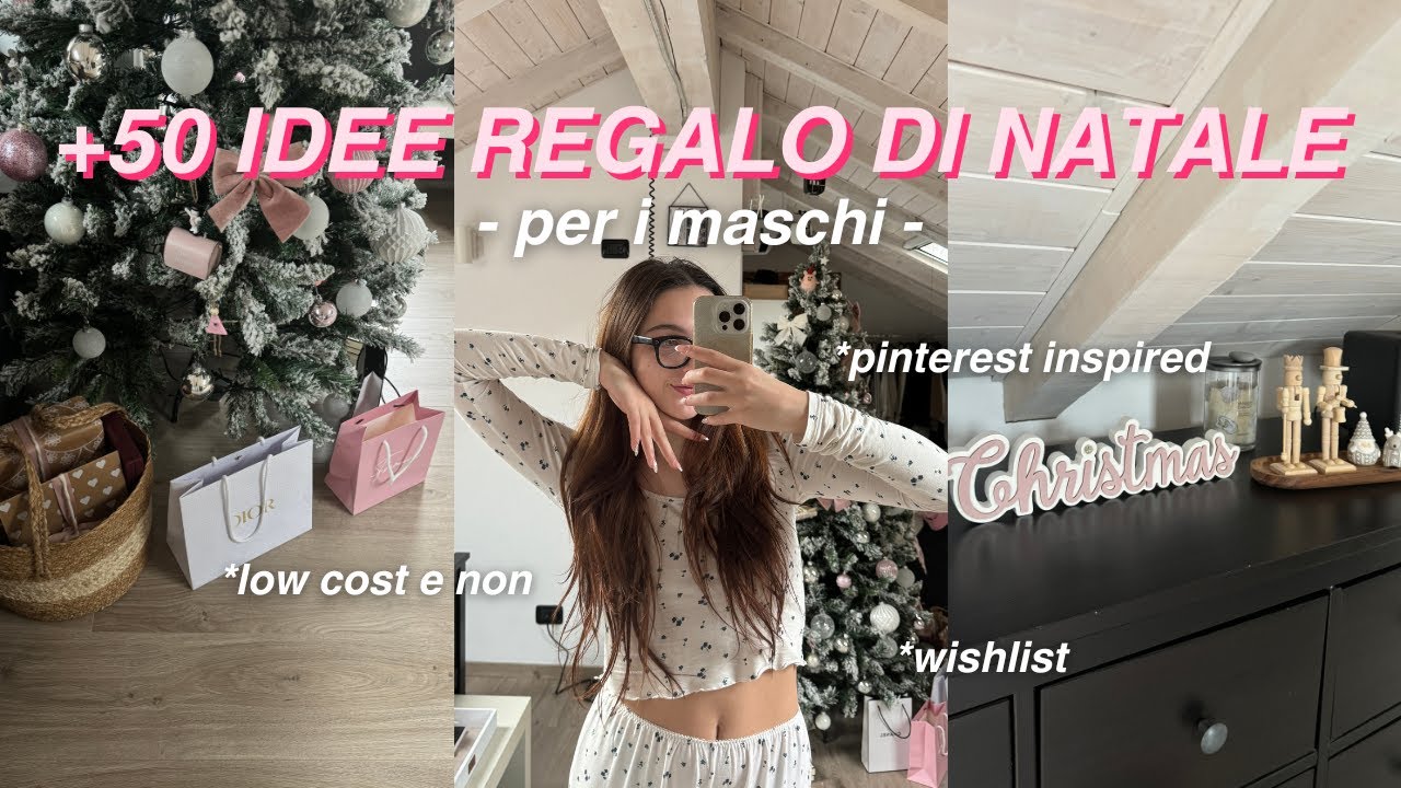 50 IDEE REGALO PER I MASCHI 🎀🌲 low cost e non