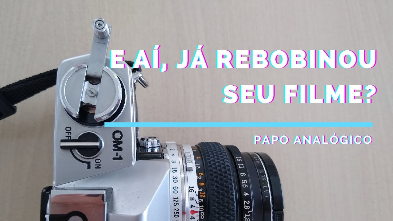 Como rebobinar o filme após usar sua câmera analógica