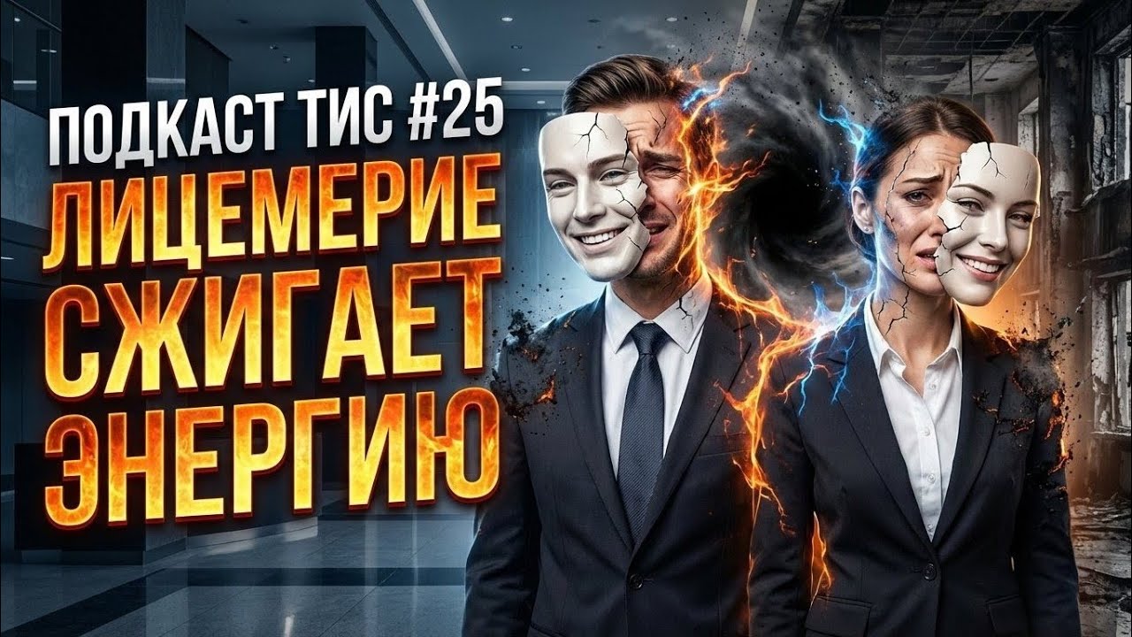 Подкаст ТИС #25: Как лицемерие сжигает вашу жизненную энергию