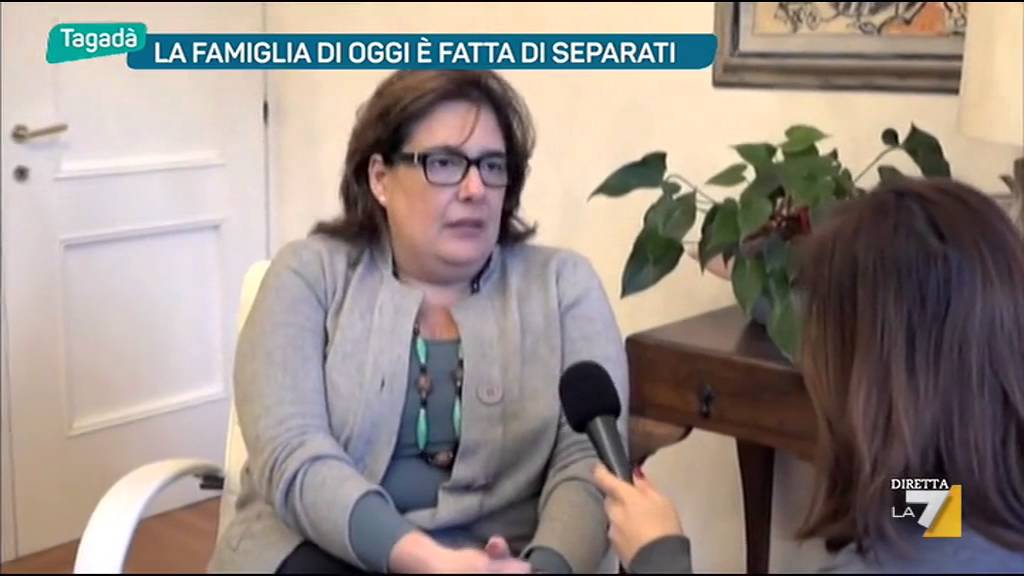 La famiglia di oggi è fatta di separati