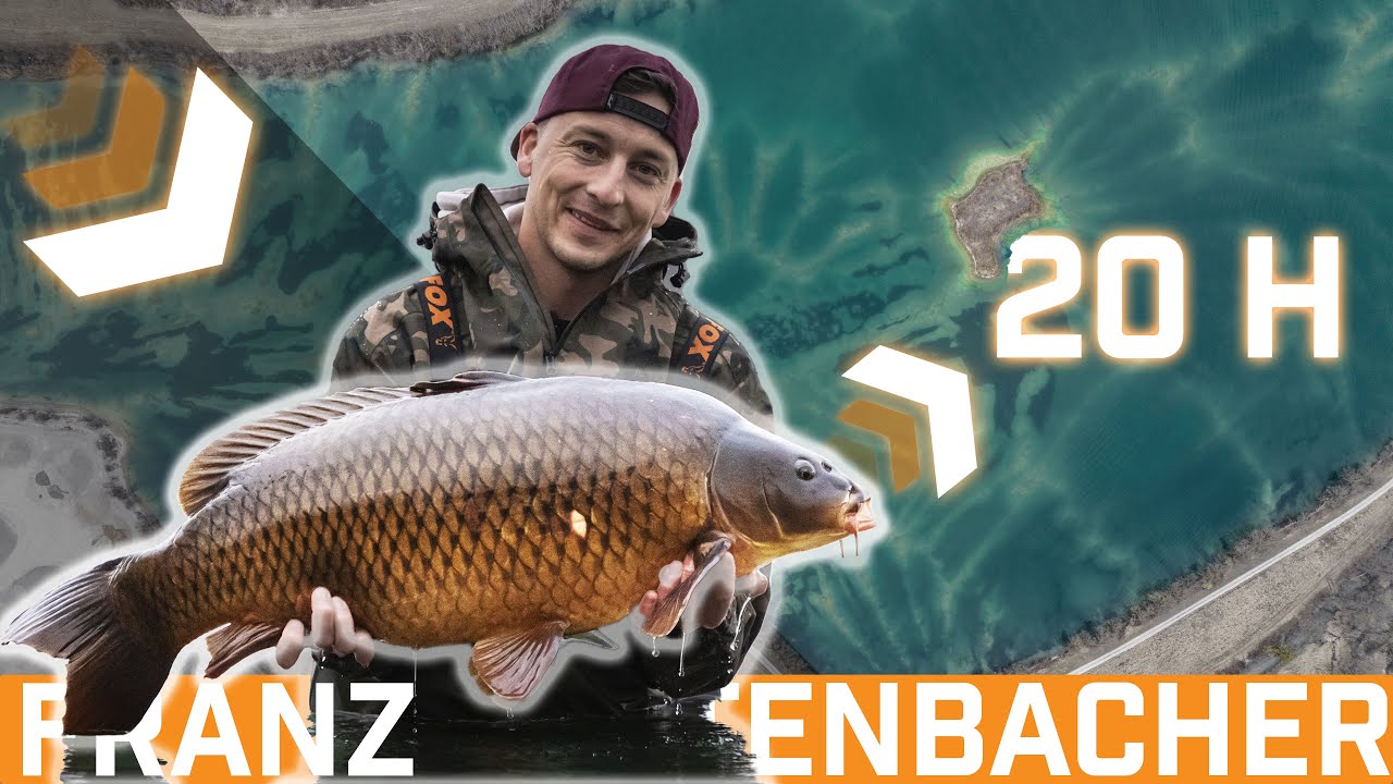 40 Hektar, 30 Karpfen NUR 20h Zeit! - Karpfenangeln am Baggersee mit Franz Rettenbacher