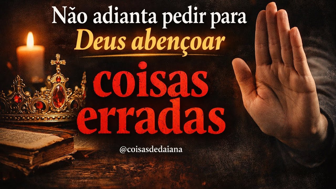 🔴A vontade pr&oacute;pria pode te afastar do prop&oacute;sito