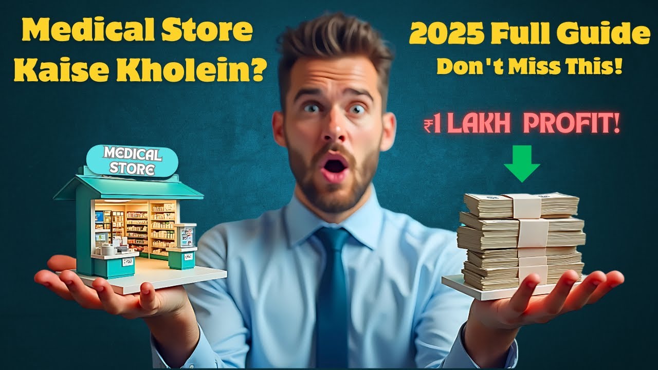 Medical Store Business Start Kaise kare? | License, Investment, Profit  full Complete Guide 2025✅