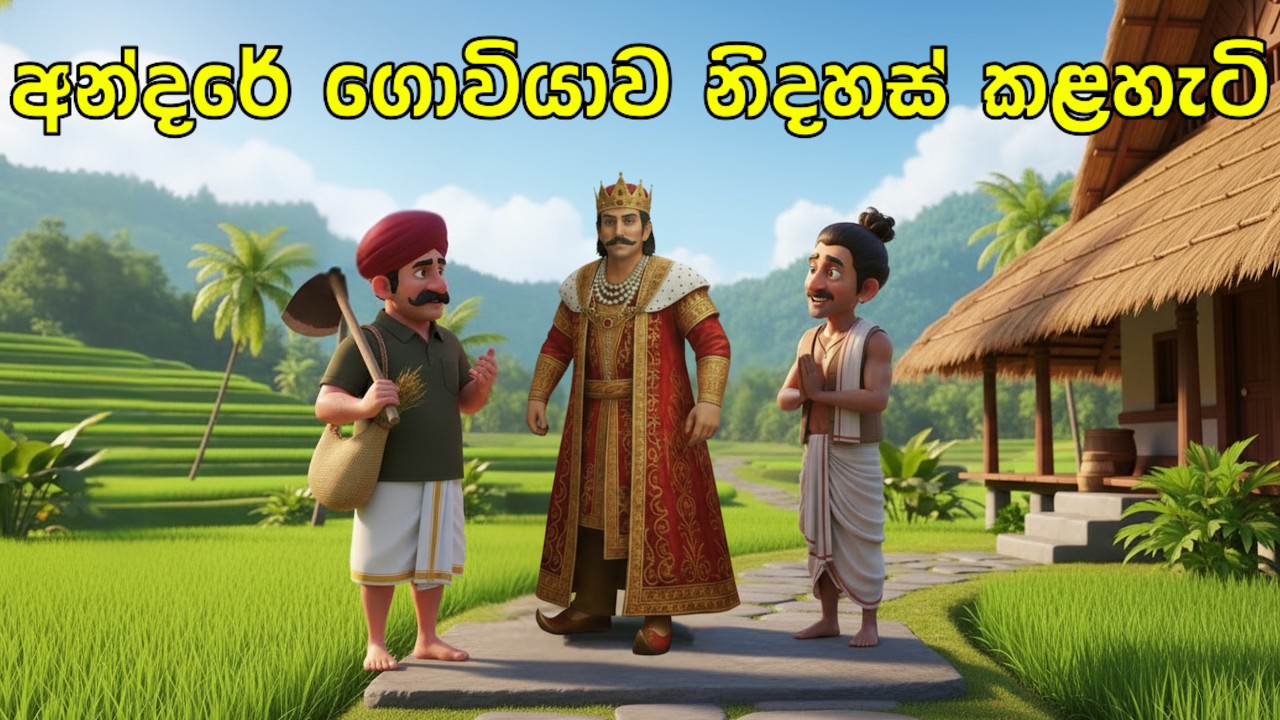 අන්දරේගේ බුද්ධිය | andare | sinhala cartoon