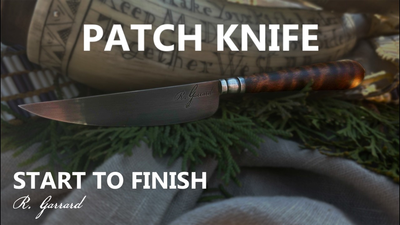 Forging a Patch Knife | Full Build | Start to Finish