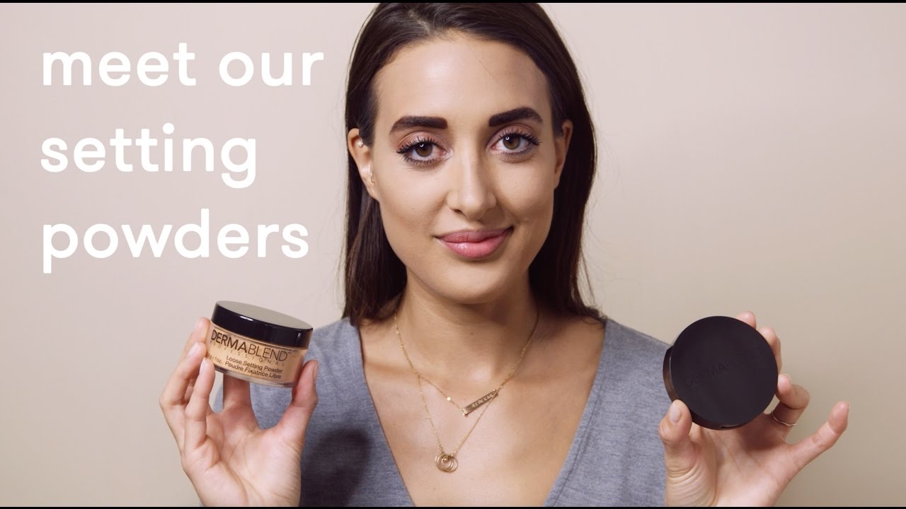 How To Apply Setting Powder | Loose Setting Powder Makeup Tutorial | Dermablend Professional