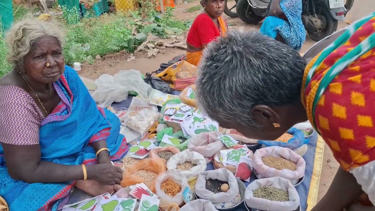 காராமணிக்குப்பம் சந்தை 🌿🌱💐🍊🥭🍎🌶️🍆🥔🥒🥦🥦🥜என்னென்ன இருக்குனு பாக்கலாம் வாங்க 😍✌️