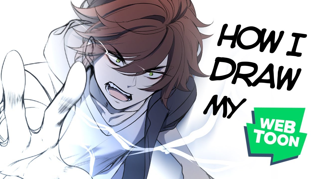 How I draw my webtoon [Part 2] Line art