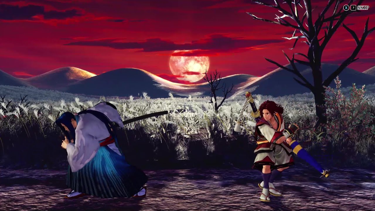 Samurai Shodown - Ukyo VS Shizumaru