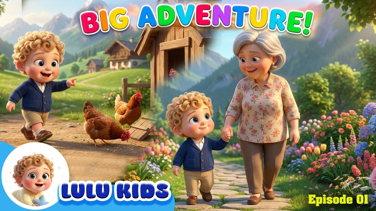 🌄 “Baby Leo’s Mountain Adventure” 🌄 | Visiting Grandma & Grandpa | Cute Kids Story” Episode 01