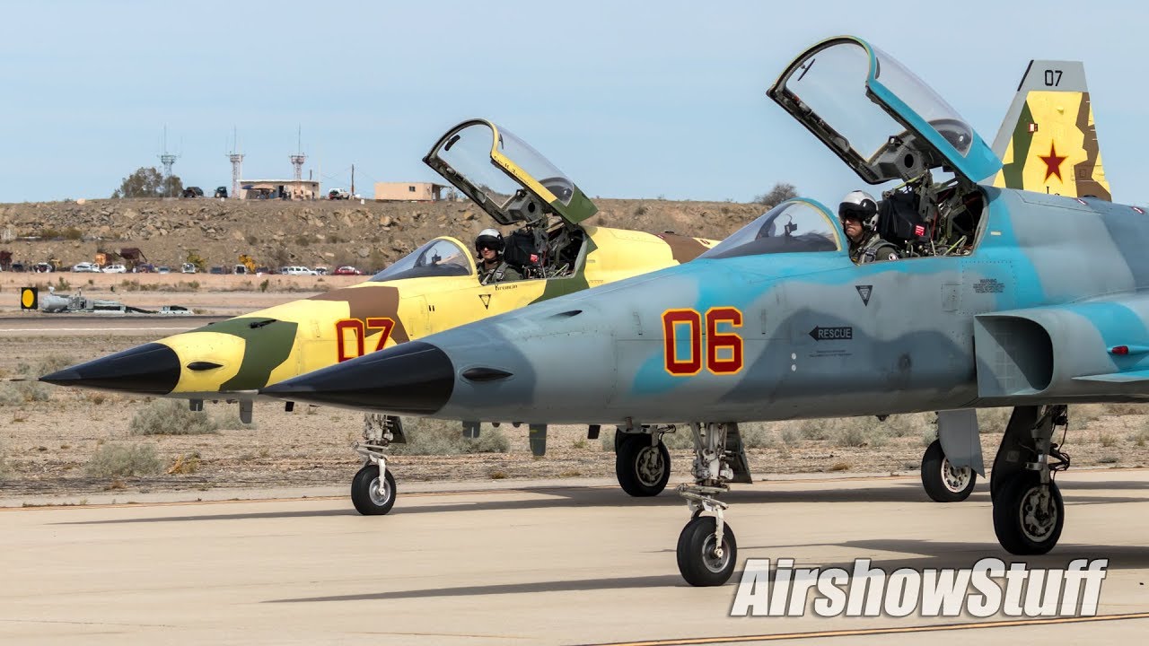 Демонстрация боёв F-5 Aggressors против Helos — MCAS Yuma Airshow 2019