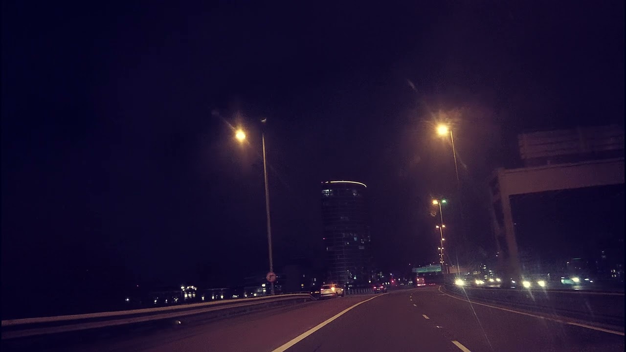 4k NORTHERN IRELAND NIGHT DRIVE (Holywood, Belfast, Whiteabbey Carrickfergus)