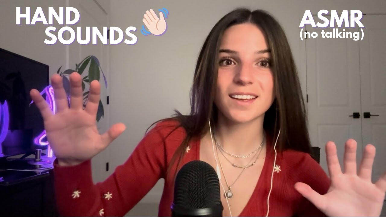 Background ASMR Hand Sounds for Sleeping + Studying + Gaming