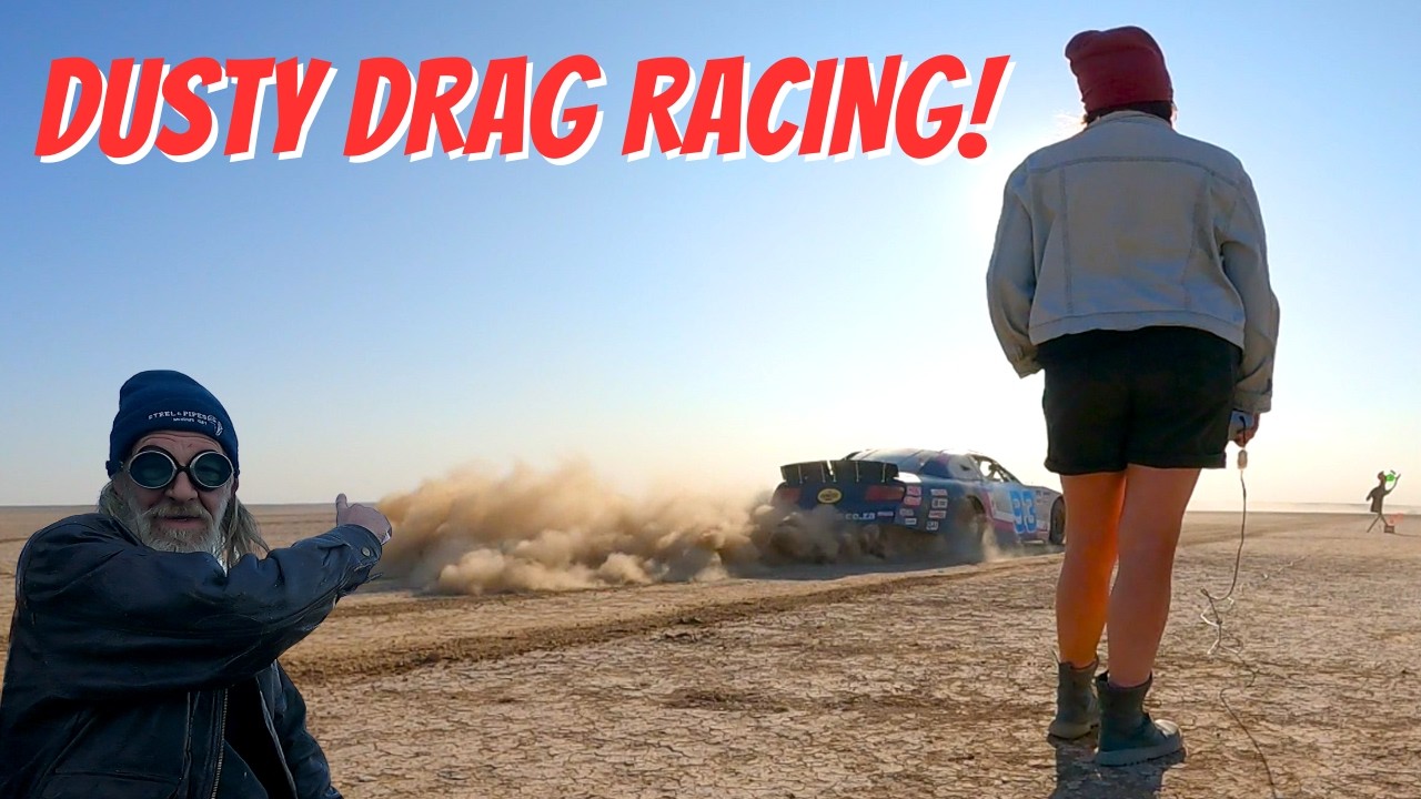 Drifting and Drag Racing in the Dust - Pandemonium 2024, Day 2.