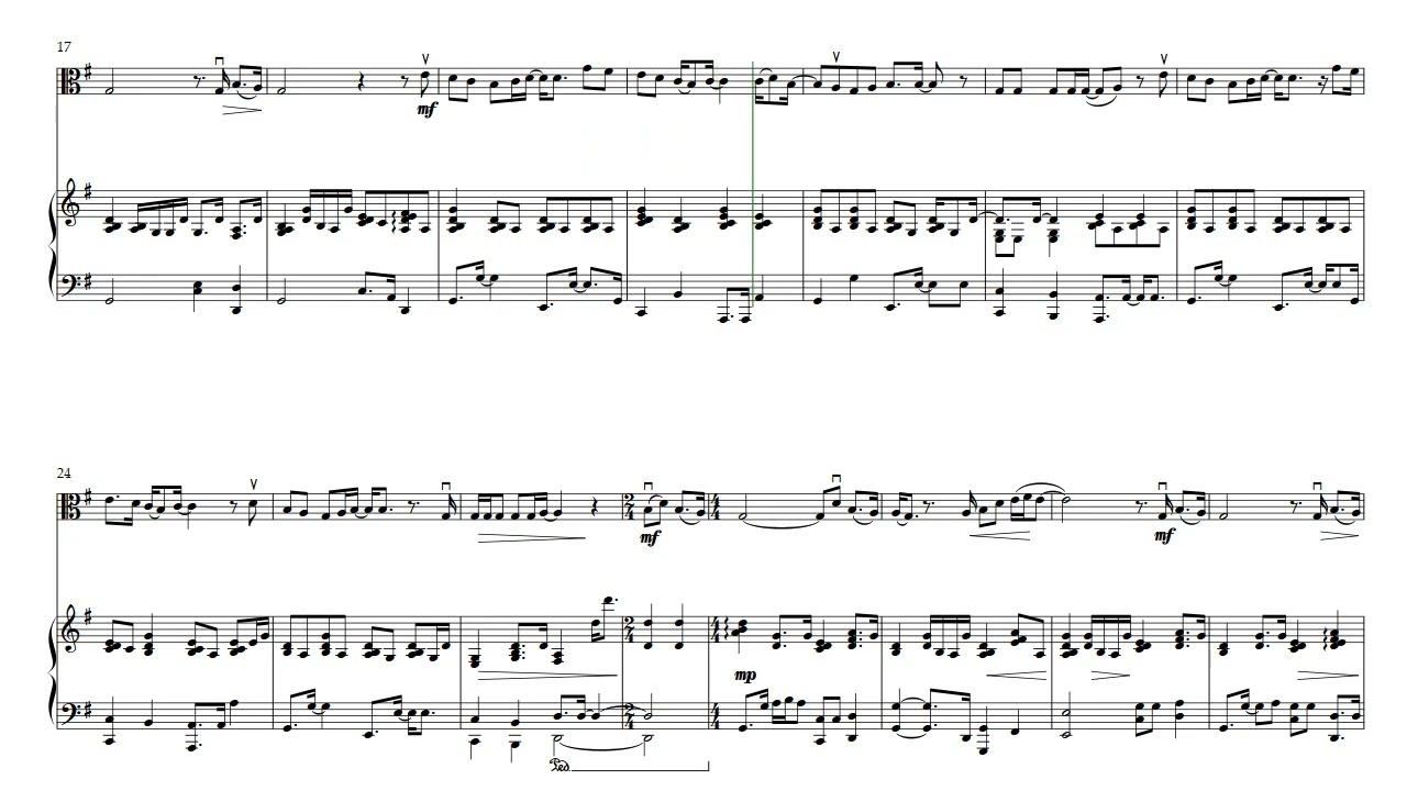 Redemption Song - John Legend Cover for Viola & Piano
