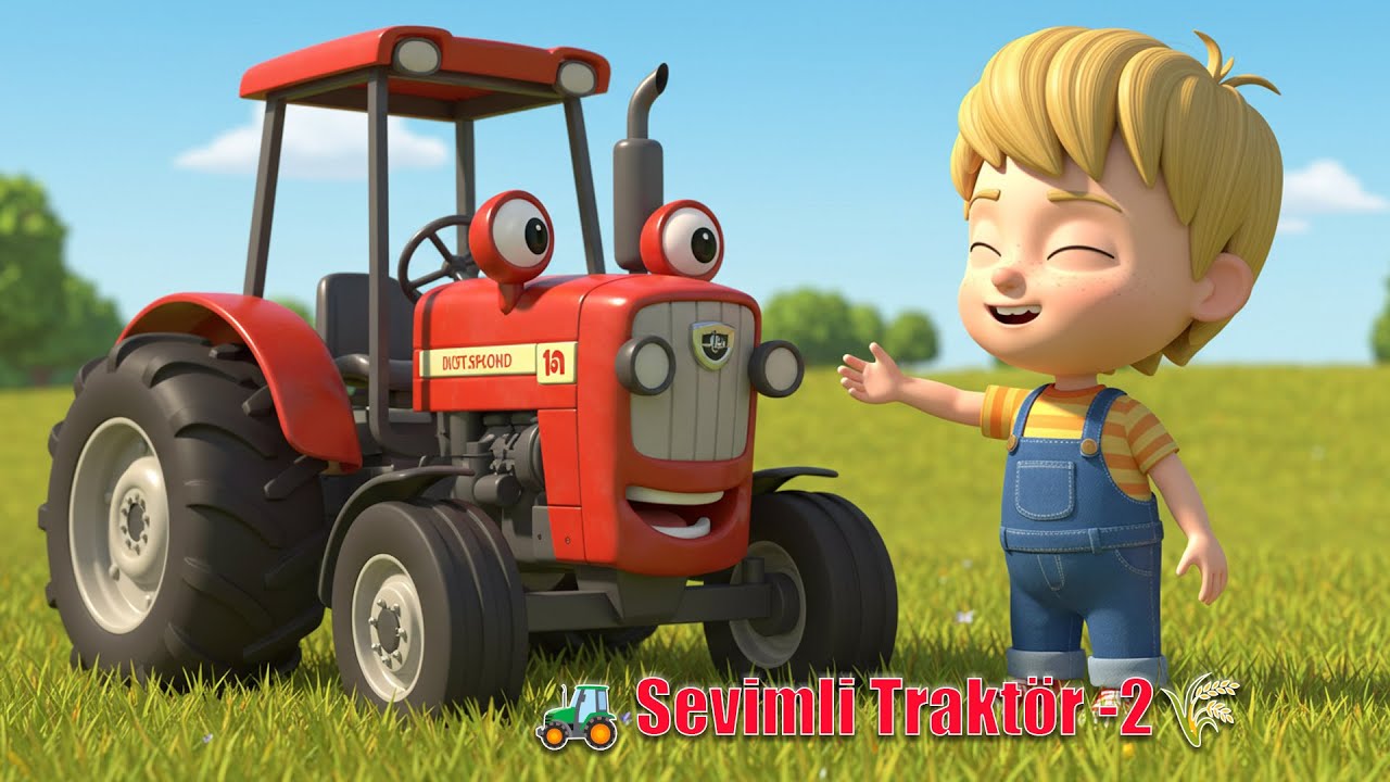 Trakt&ouml;r &Ccedil;ocuk Şarkısı | Sevimli Trakt&ouml;r, K&uuml;&ccedil;&uuml;k Trakt&ouml;r, &ccedil;ocuk şarkıları, &ccedil;ocuk videoları, &ccedil;ocuklar
