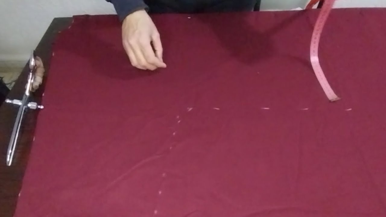 طريقة فصالة كندورة رجالية بشكل مبسط مع جميع التفاصيل🤏👆