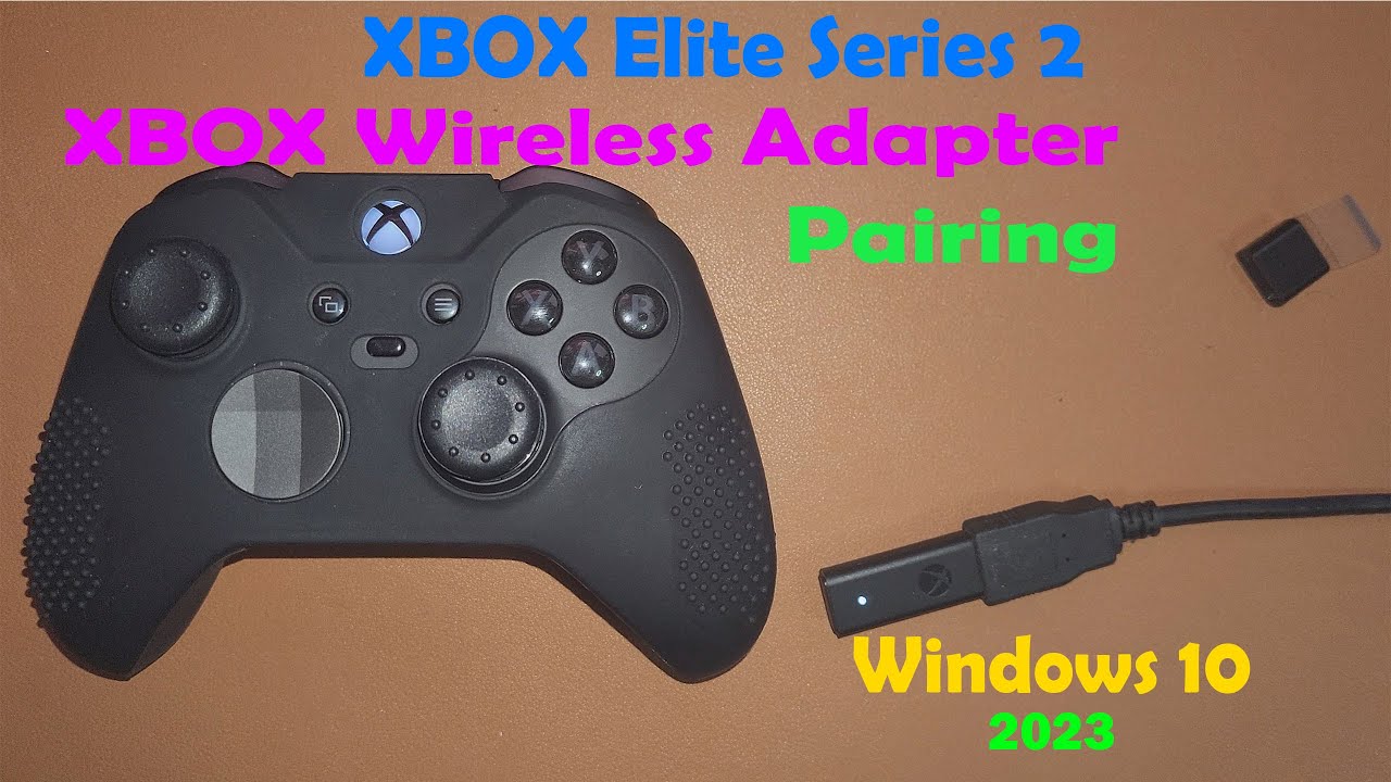 How to pair XBOX Elite Series 2 Controller to XBOX Wireless Adapter For Windows 10