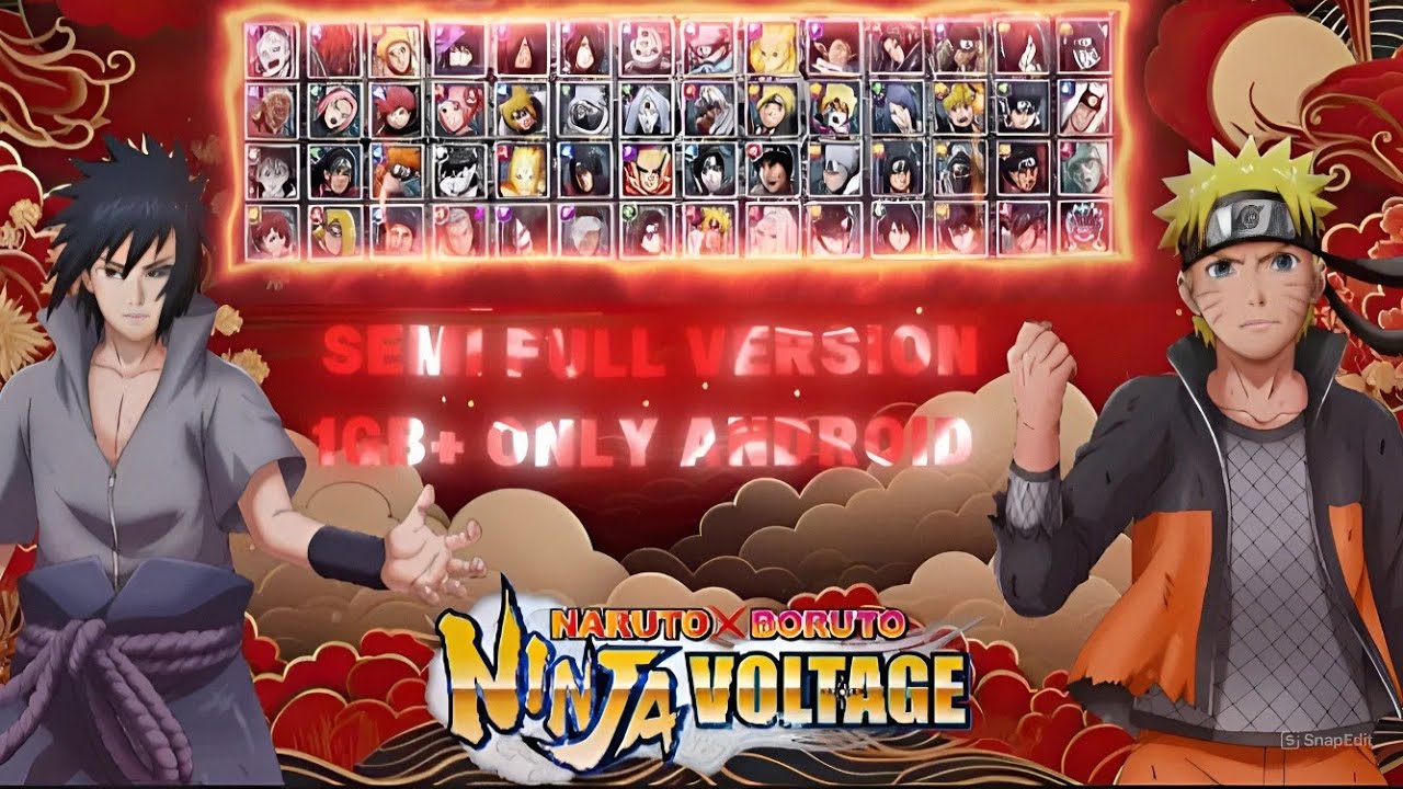 NEW RELEASE‼️Naruto Ninja Voltage [BVN] • Semi-Full Version Android | 1GB+ Only🔥