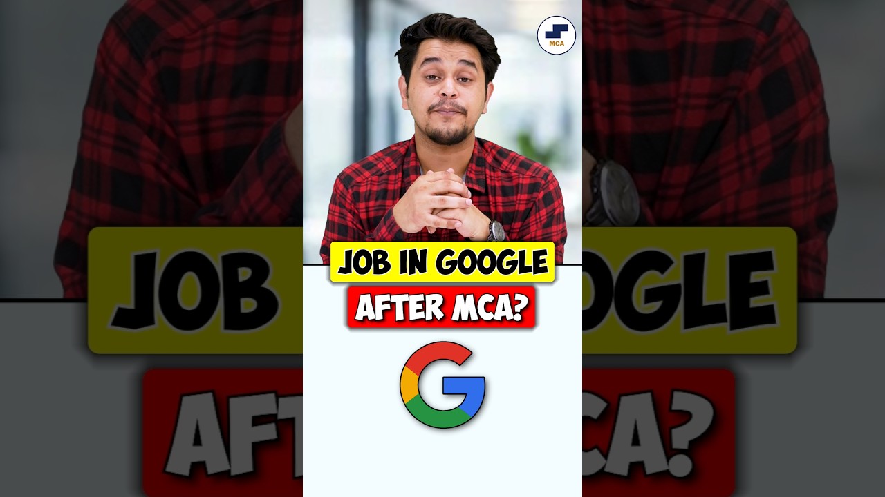 💥How to Get a Job in Google After MCA?🤩High Paying MCA Jobs🌟#shorts #mca #google #mcajobs