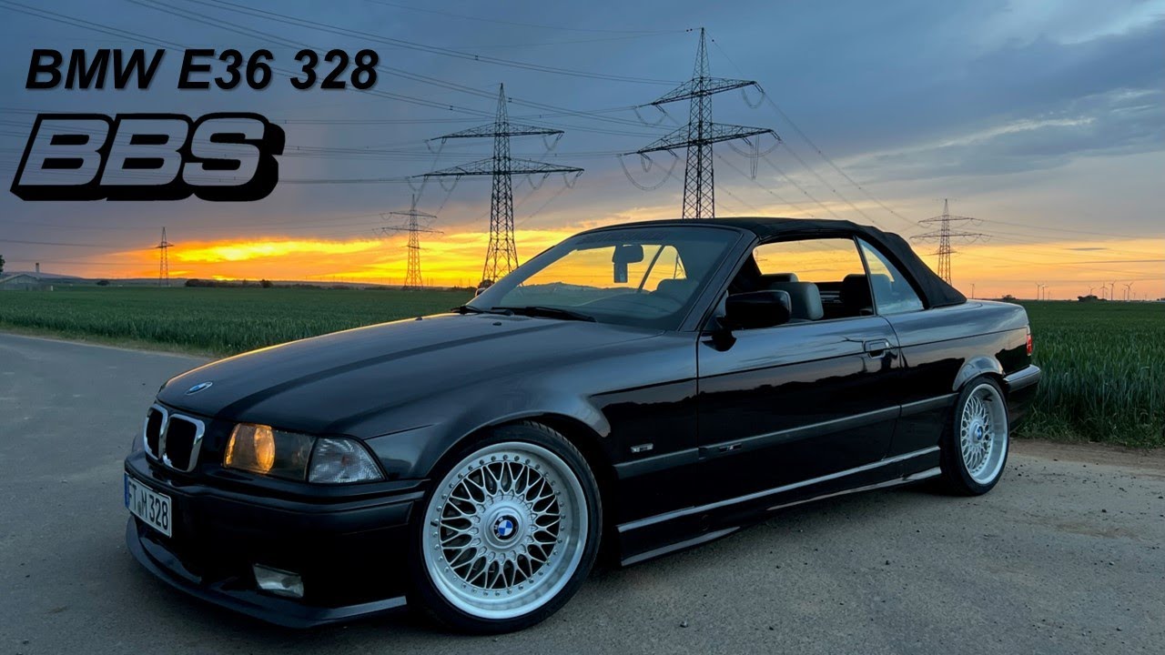 BMW E36 328 Cabrio bekommt neue Felgen.. BBS RC090