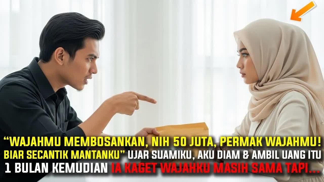 Diberi 50 Juta Demi Wajah Baru, Saat Kembali Suami Histeris “Kenapa Wajahmu Masih Sama？” Aku Malah…
