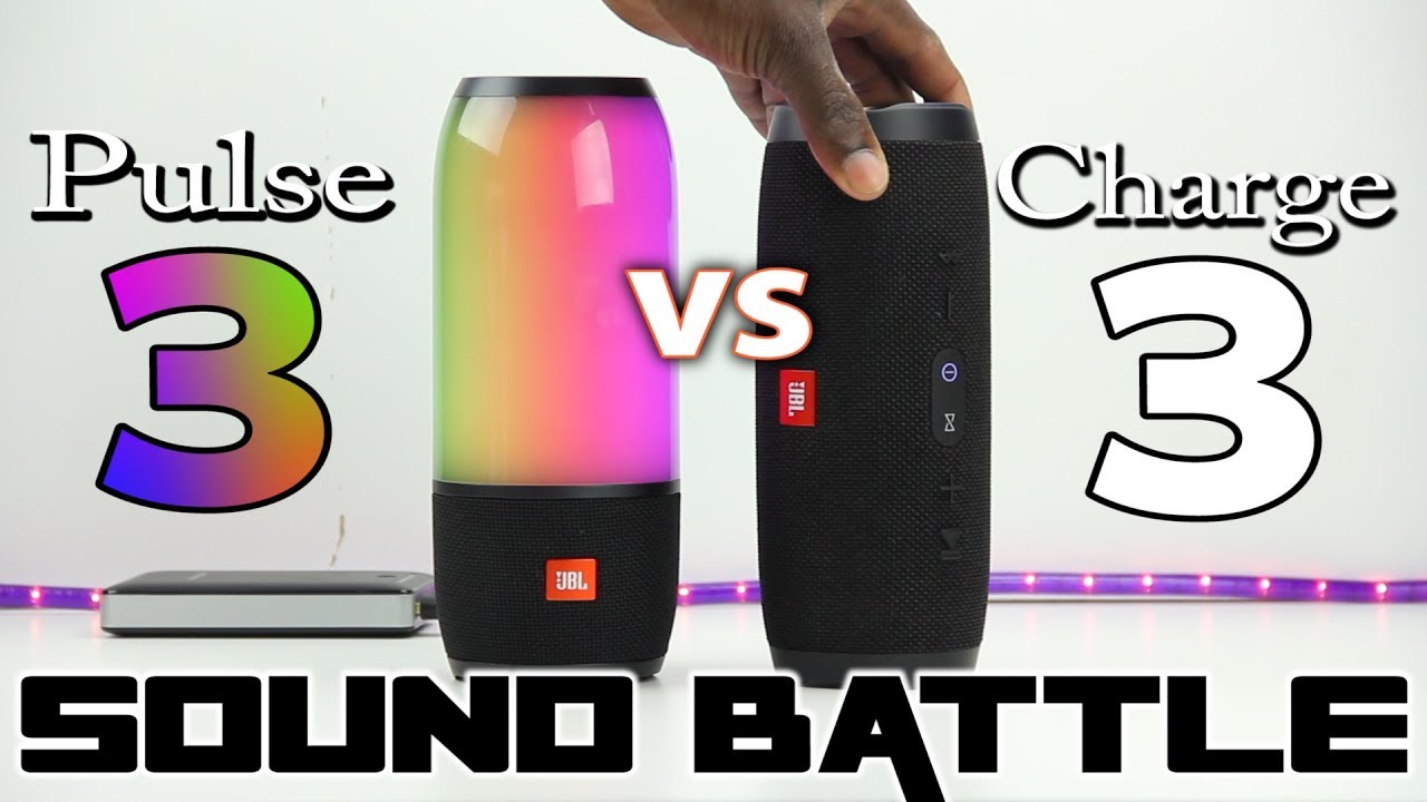 Sound Battle: JBL Pulse 3 vs Charge 3 -The real sound comparison.