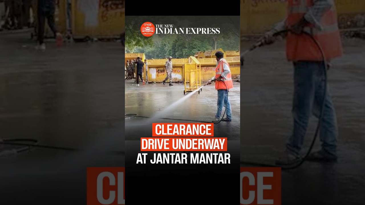 Clearance begins at Jantar Mantar as CJP protest ends 36-day-long protest