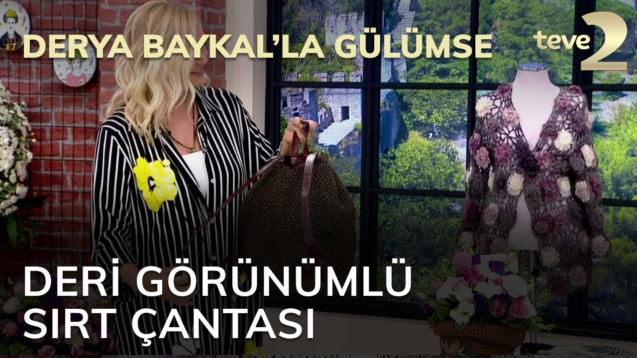 Derya Baykal'la Gülümse: Deri Görünümlü Sırt Çantası