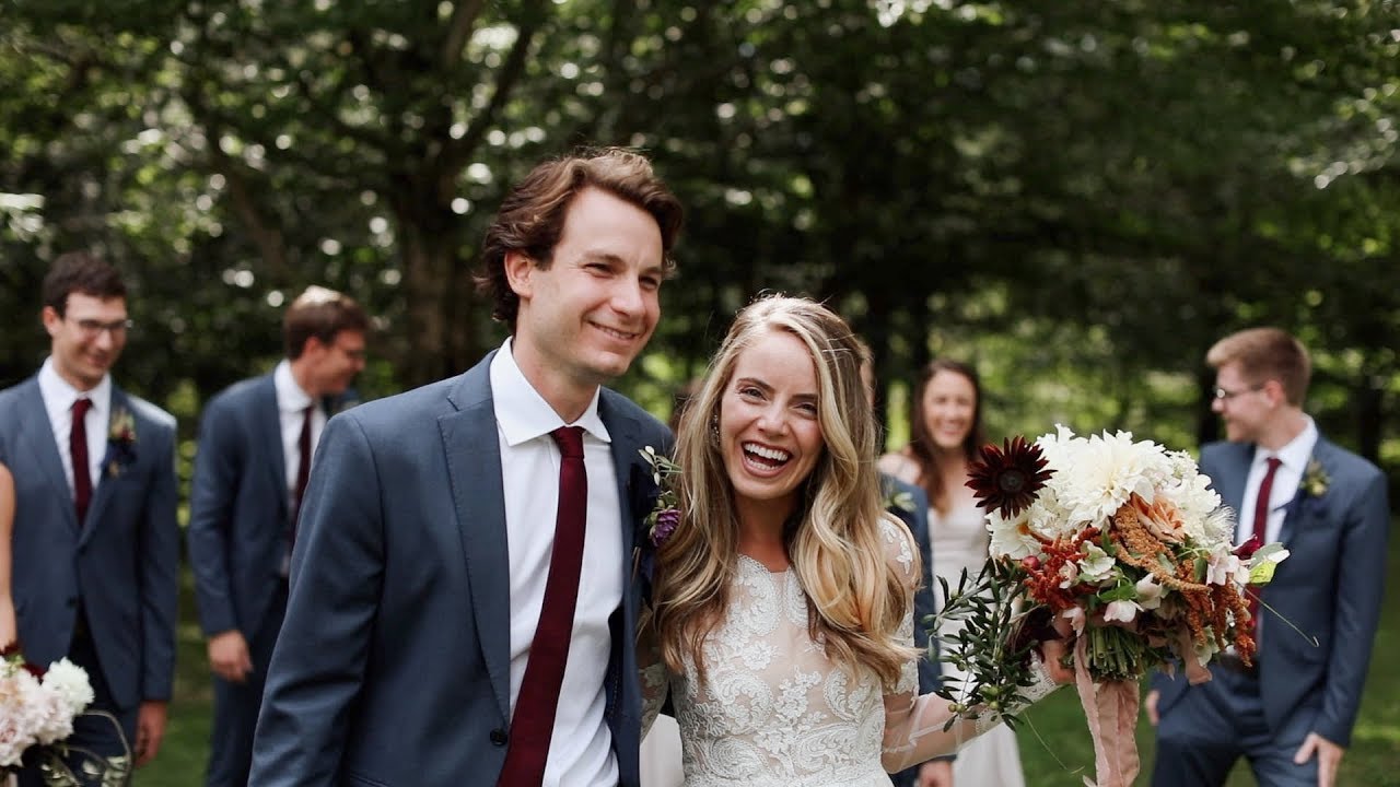 This Boho Chic Vermont Wedding is a Must Watch (They Had a Horse!) // Hilary + Clay