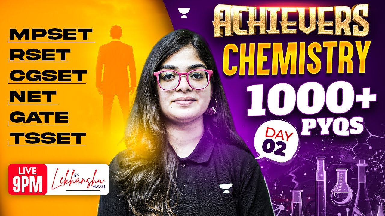 CSIR NET Chemistry June 2026 | 1000+ PYQs Practice | MPSET 2026 | RSET | CGSET | NET | GATE | TSSET