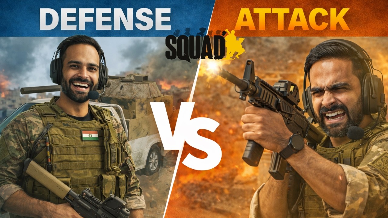 Defense vs. Attack: Which is Actually Harder in Squad?